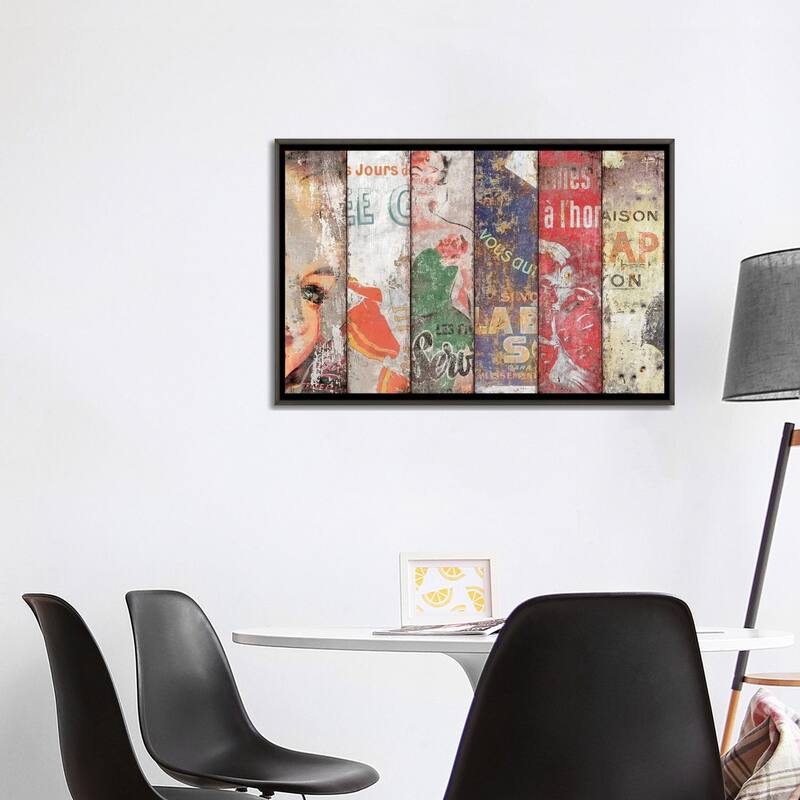 iCanvas "Vintage Posters Collection I" by Diego Tirigall Framed Bed